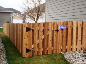 AmeriFence Corporation Minneapolis, Minnesota - Wood Fencing, Cedar Board on Board, AFC, SD